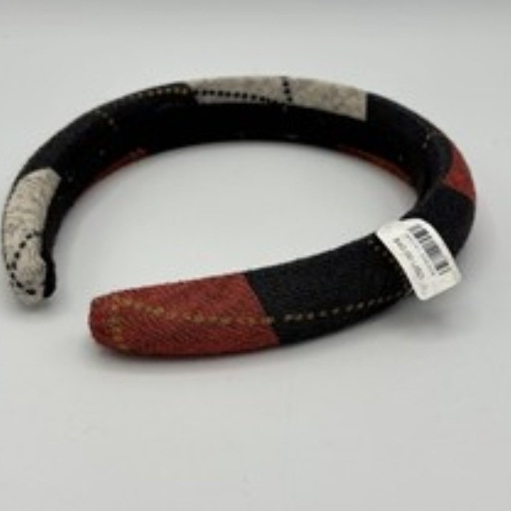 Free People‎ Patchwork Headband Padded Fabric Boho Hair Accessory